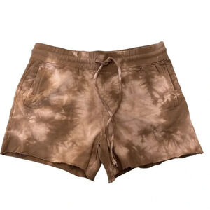 Lacausa Women’s Rustic Tie Dye Cotton Blend Slater Sweatshorts Size XS NWT